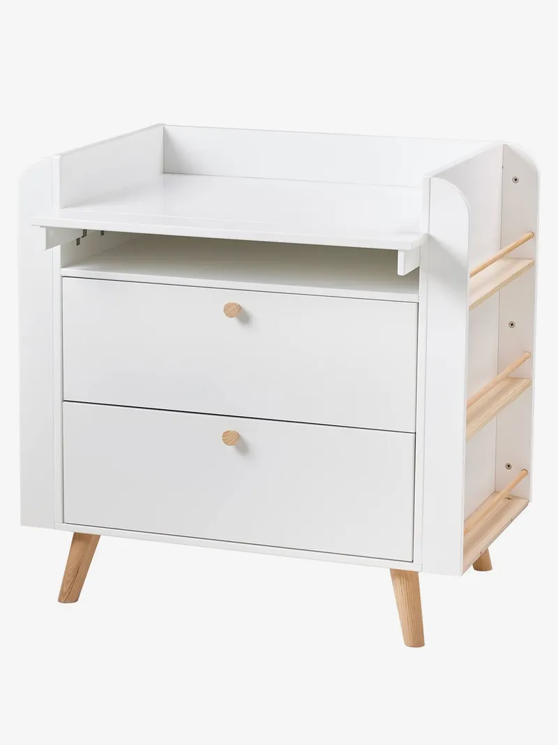 Vertbaudet Baby Wickelkommode KONFETTI, Weiß, – Produktbild 4 von 4