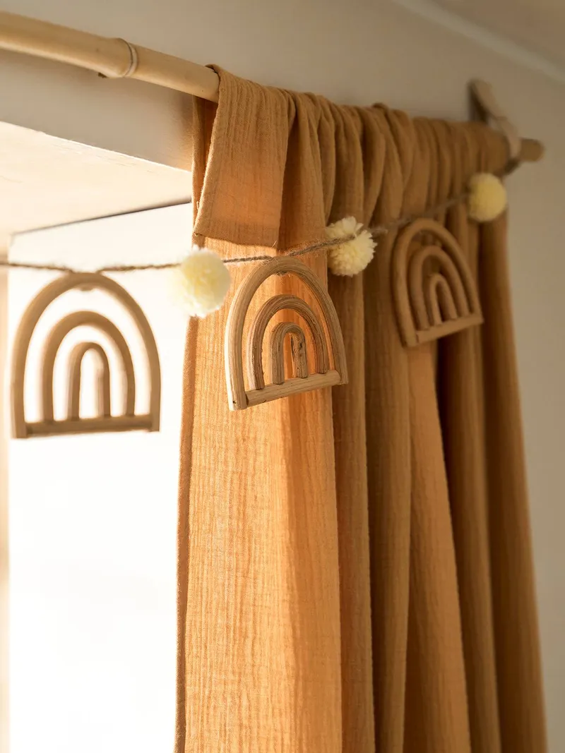 Vertbaudet Kinderzimmer Girlande REGENBOGEN, Beige, – Produktbild 1 von 3