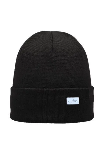 Lou-i Lou-i Mütze aus Merinowolle unisex, Schwarz, – Produktbild 3 von 4