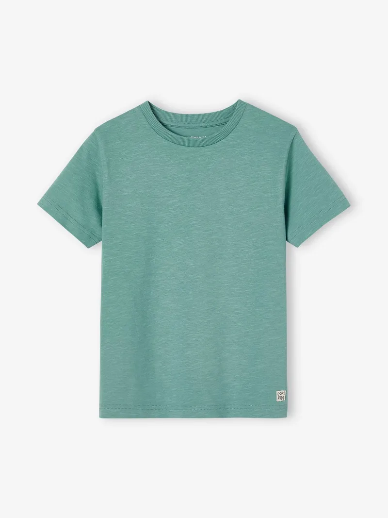 Vertbaudet Jungen T-Shirt BASIC, Graugrün, – Produktbild 2 von 2