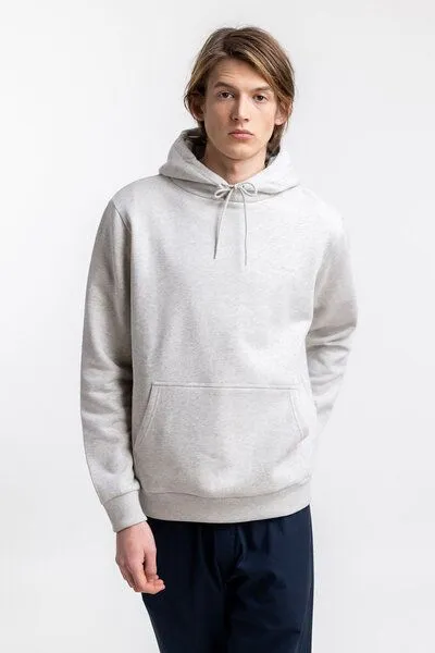 Rotholz Rotholz Logo Hoodie aus Bio-Baumwolle, Grau meliert, – Produktbild 1 von 8