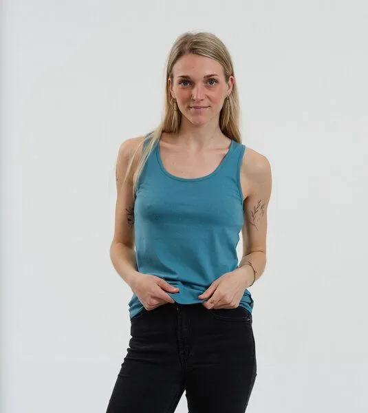 Gary Mash GARY MASH Tanktop Alex aus Biobaumwolle, Türkisblau (blau), – Produktbild 1 von 4