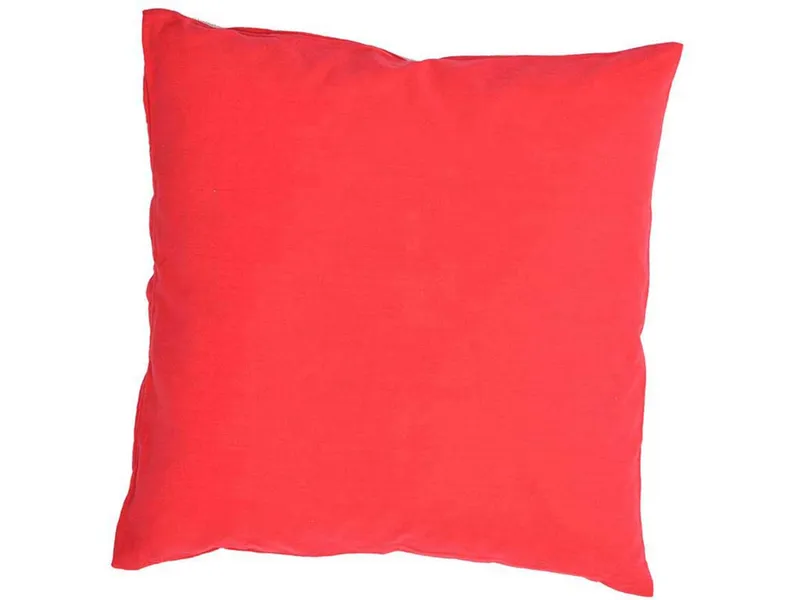 HängemattenGlück HängemattenGlück Kissenbezug aus reiner Bio Baumwolle 60x60cm Rot- / Gelbtöne, Rot, – Produktbild 1 von 4