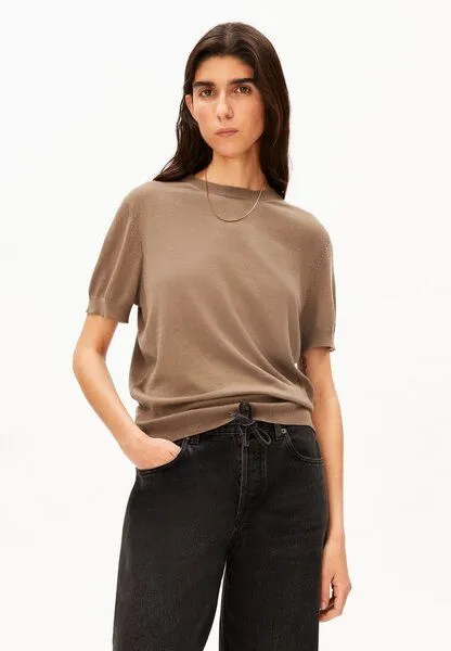 ARMEDANGELS ARMEDANGELS FINE KNIT Damen Strickshirt aus TENCEL Modal Mix, Amberwood, – Produktbild 1 von 4