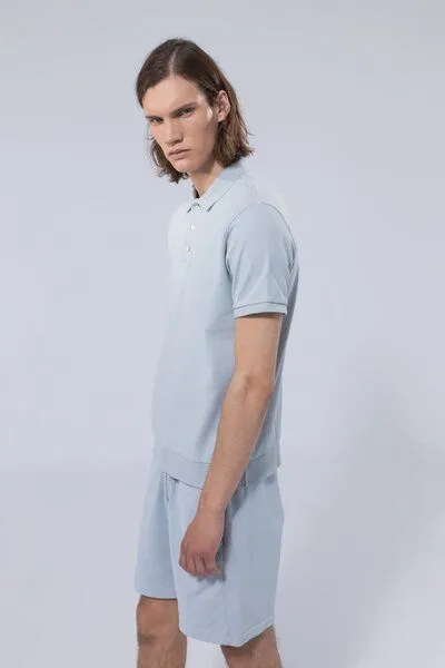 Unfeigned Unfeigned Polo Shirt Permanent, Hellblau (pearl blue), – Produktbild 2 von 4