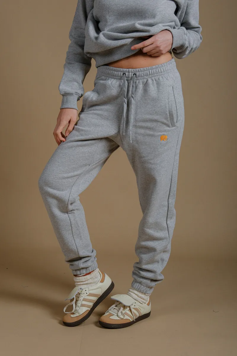 Trendsplant Trendsplant Damen vegan Jogginghose Essential Grau Meliert, Hellgrau, – Produktbild 1 von 2