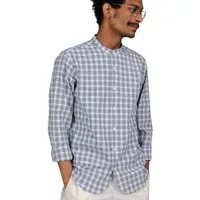 Brava Fabrics Brava Fabrics Hemd Check Regular Mao mit Stehkragen – Produktbild 1 von 1