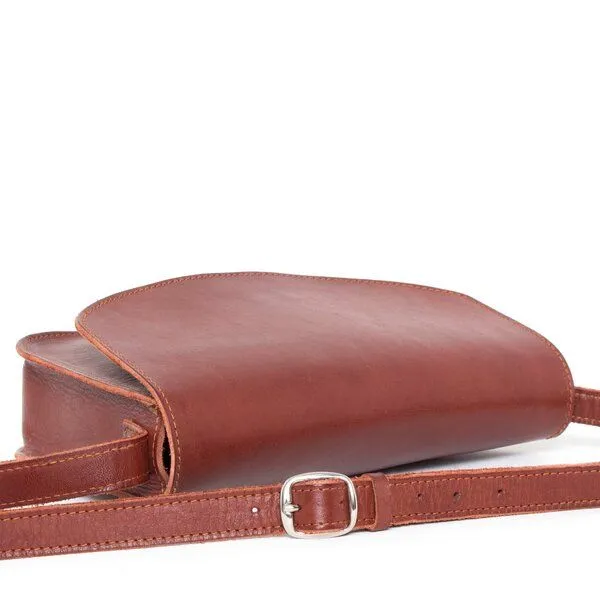 Marin et Marine Marin et Marine Nuage Bag Satteltasche aus fairem Leder, Marron, – Produktbild 3 von 3
