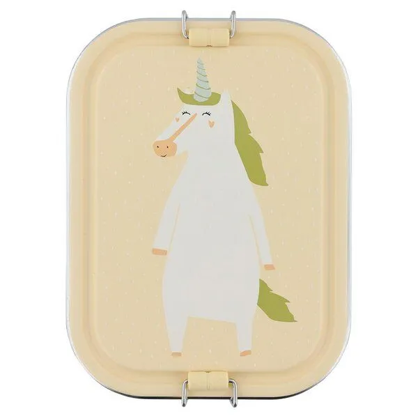 TRIXIE TRIXIE – Kinderbrotdose – Lunchbox aus Edelstahl – groß, Grey, – Produktbild 4 von 8