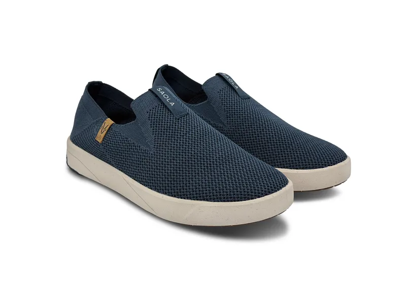 SAOLA SAOLA Herren vegan Slip-On Sneaker Bali Navy, Extra dunkelblau, – Produktbild 2 von 2