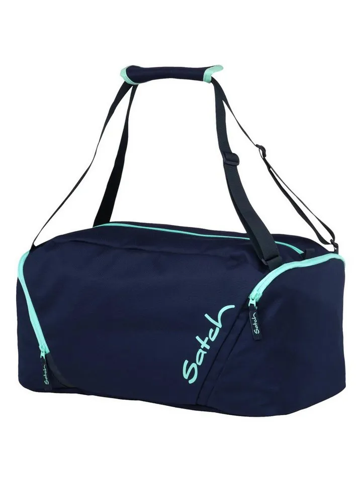 Satch Satch Sporttasche Sporttasche (1-tlg), praktisches Nass bzw. Schuhfach, Blau, – Produktbild 4 von 8