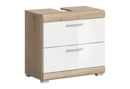 furnling Waschbeckenunterschrank Scott 2 Schubladen, Badmöbel, Badschrank, Badunterschrank, 60 cm breit – Produktbild 1 von 1