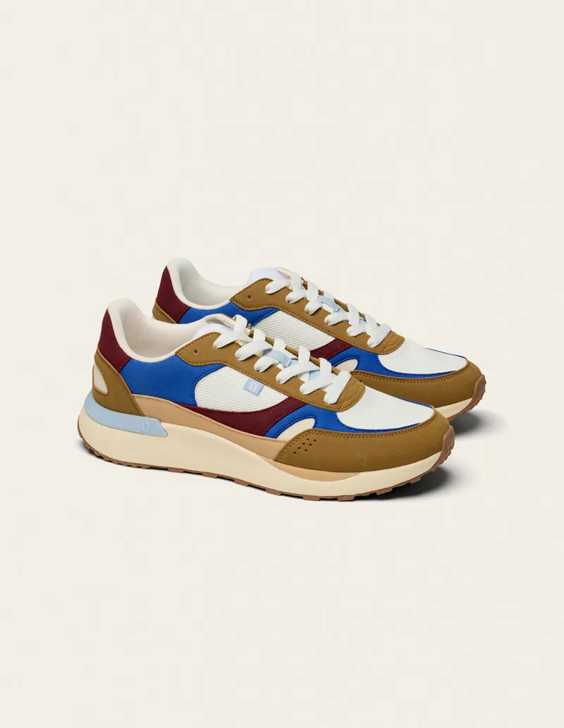 Odaje Odaje Sneaker Anael, Brown/blue/burgundy, – Produktbild 1 von 6