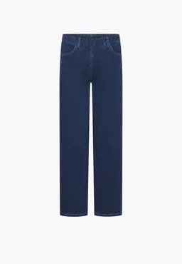 LAURIE LAURIE Damen vegan Jeans Donna Locker Kurz Länge Dunkelblau – Produktbild 1 von 1