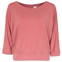 Jaya Jaya FRIDA - ¾ Shirt im lässigen loose Fit Style aus elastischem Tencel-Biobaumwoll-Mix, Decorose/rosa, – Produktbild 1 von 1