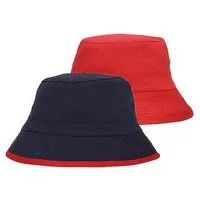 Neutral Neutral Wende Sonnenhut Bucket Hat Fischerhut Damen / Herren Anglerhut, Navy/rot, – Produktbild 2 von 3