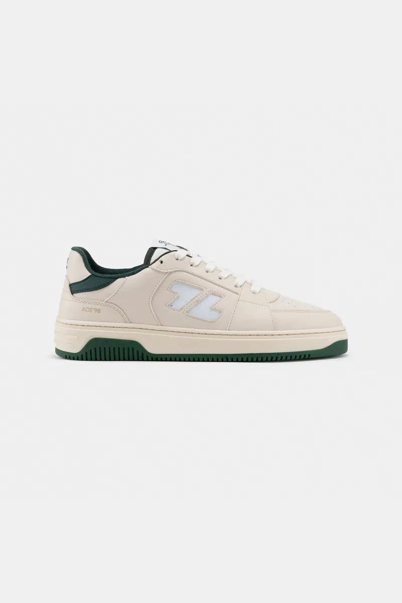 Zèta Zèta Herren vegan Sneaker Ace98 Waldgrün, Dunkelgrün, – Produktbild 1 von 2