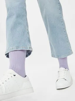 Natural Vibes Natural Vibes Ribbed Socken Bio GOTS | Lila Socken | Pinke Socken | Bunte Socken | Herren Damen Socken – Produktbild 1 von 1