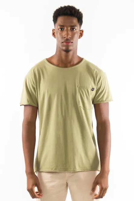 RAVENS VIEW IBIZA RAVENS VIEW IBIZA Herren vegan T-Shirt Rundhalsausschnitt Wild Pocket Dark Aloe Grün, Grün, – Produktbild 2 von 2