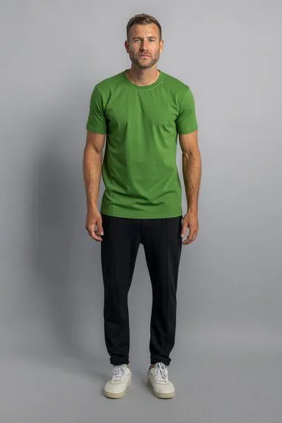 DIRTS dirts Premium Blank T-Shirt SLIM, Jungle green, – Produktbild 2 von 2