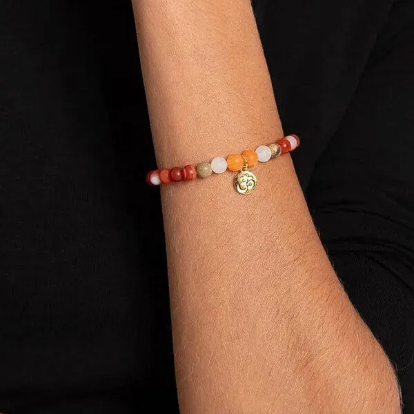 Spirit of OM Spirit of OM Armband Carneol – Produktbild 1 von 2