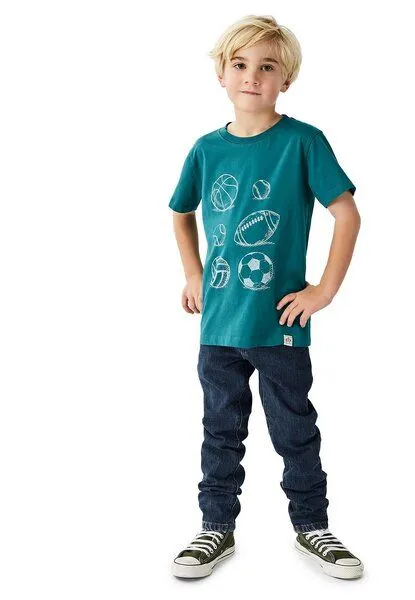 Band of Rascals Band of Rascals Balls T-Shirt, Petrol, – Produktbild 3 von 4
