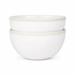Good To Give Good To Give Keramik Schalen Set aus Steingut, 2er Geschirrset - Milchweiß – Produktbild 1 von 1