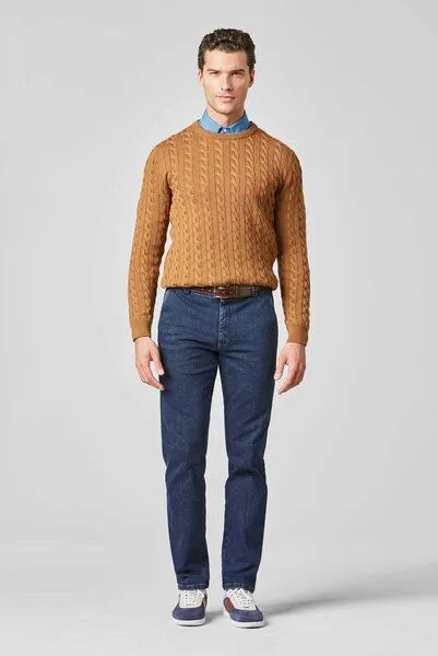 Meyer MEYER Super-Stretch Denimchino, Blau (blue stone), – Produktbild 2 von 4