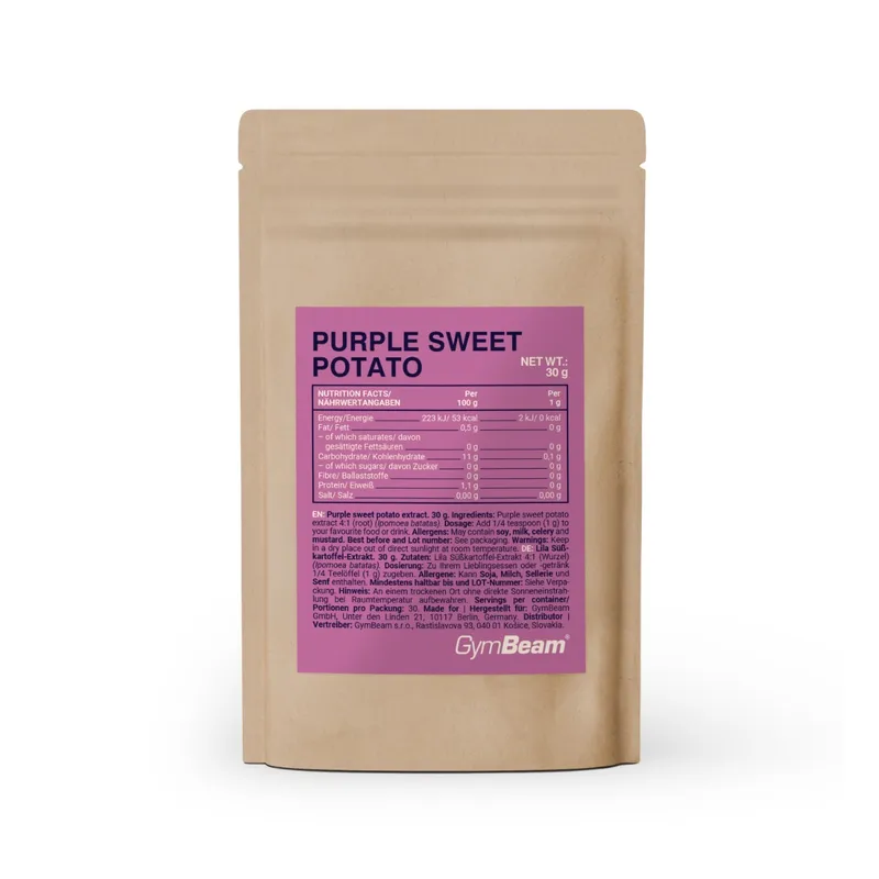 GymBeam Food GymBeam Lila Süßkartoffelextrakt 30 g – Produktbild 1 von 1