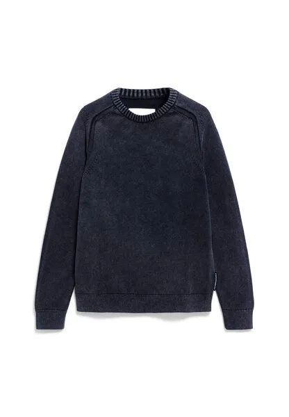 ARMEDANGELS ARMEDANGELS VAANJO GMT DYE Herren Pullover aus Bio-Baumwolle, Night sky, – Produktbild 1 von 1