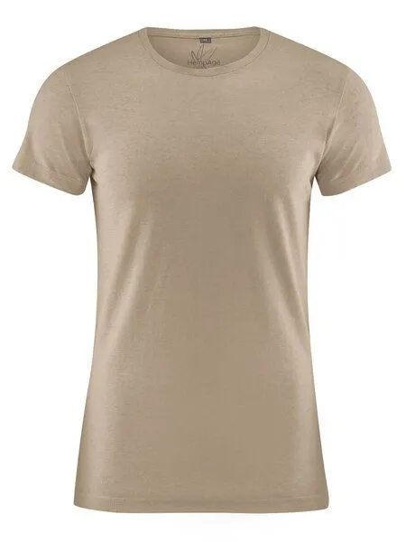 HempAge HempAge Herren T-Shirt Hanf/Bio-Baumwolle, Grit (braun), – Produktbild 1 von 1