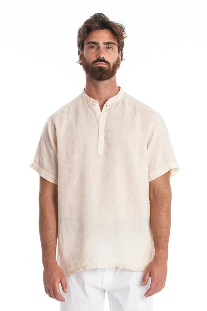 RAVENS VIEW IBIZA RAVENS VIEW IBIZA Herren vegan Shirt Brad Sand, Beige, – Produktbild 2 von 2
