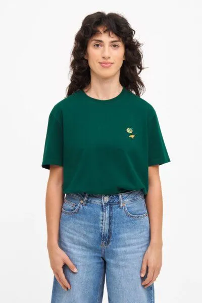 Natural Vibes Natural Vibes T-Shirt Insel Bio GOTS | Grünes T-Shirt | T-Shirt mit Inselmotiv | Herren Damen T-Shirt – Produktbild 2 von 4
