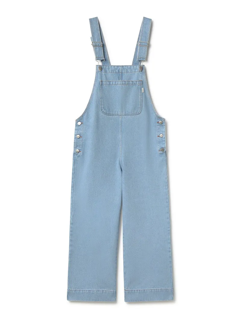 TWOTHIRDS TWOTHIRDS Damen vegan Latzhose Elba Fresh Blue, Blau, – Produktbild 2 von 2
