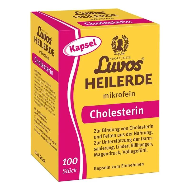 Luvos Luvos Heilerde-Cholesterin-Kapseln, mikrofein, 100 Stk. – Produktbild 2 von 2