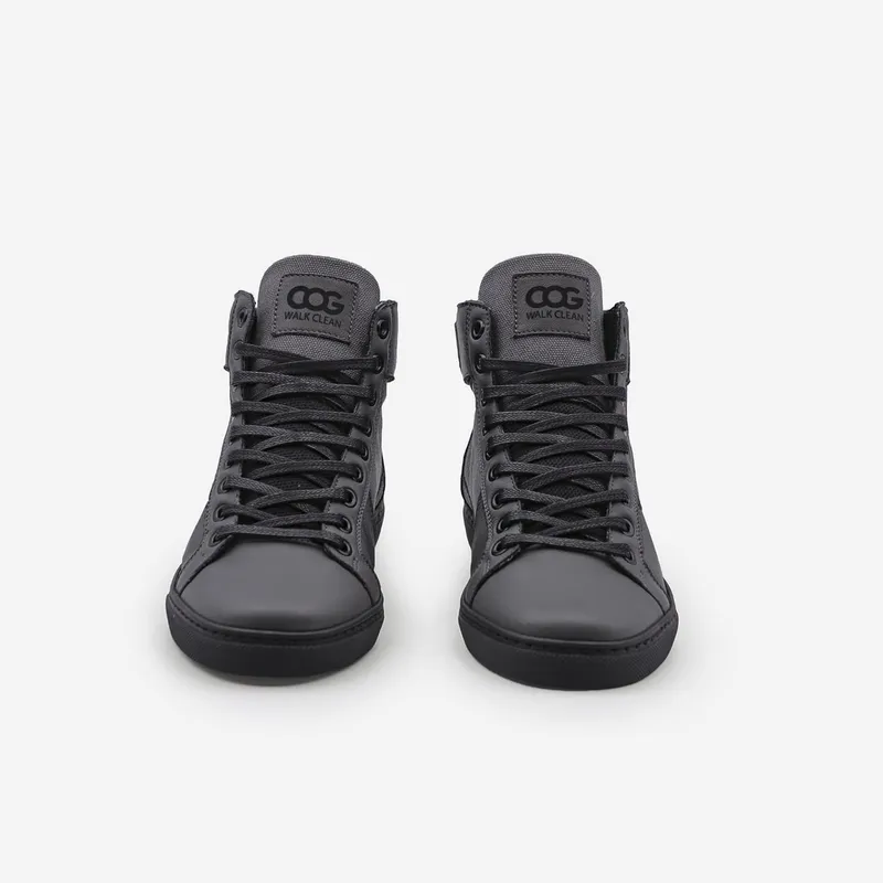 COG COG Herren vegan Sneaker Wallace Zipper, Grau, – Produktbild 2 von 2