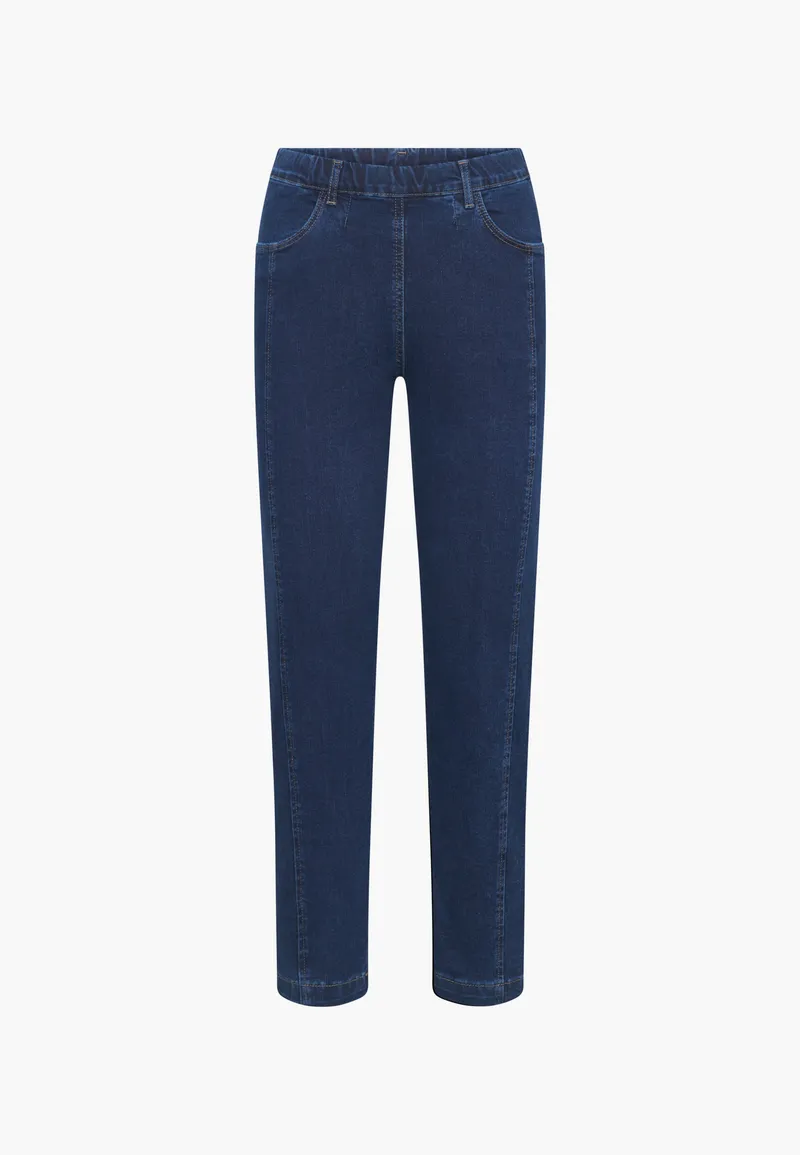 LAURIE LAURIE Damen vegan Jeans Piper Pure Regular Crop Dunkelblau, Extra dunkelblau, – Produktbild 1 von 2