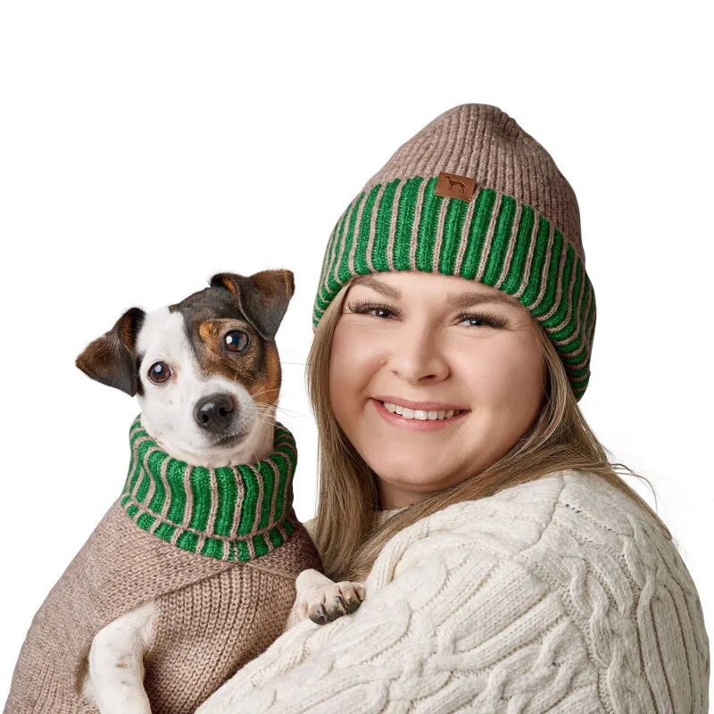Hunter Hunter Hundepullover Odense mit Mütze (Set) beige 30 cm, Beige, – Produktbild 1 von 2