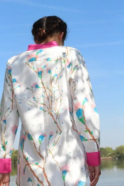 Sophia Schneider-Esleben Sophia Schneider-Esleben Tunika Hanami - Lange Bluse aus Bio-Baumwolle – Produktbild 2 von 2