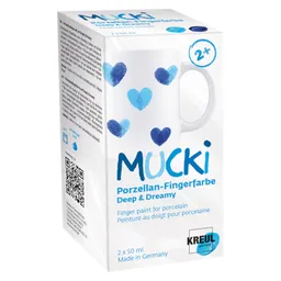 KREUL KREUL MUCKI Porzellan-Fingerfarbe Set Deep & Dreamy – Produktbild 1 von 1