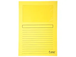 Exacompta 25 Exacompta Fenstermappen "Forever" Kleinpack gelb – Produktbild 1 von 1