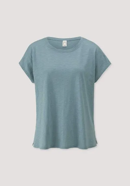 hessnatur hessnatur Schlafshirt Pure Balance Oversize aus Bio-Baumwolle und TENCEL Modal, Sturmblau, – Produktbild 3 von 4