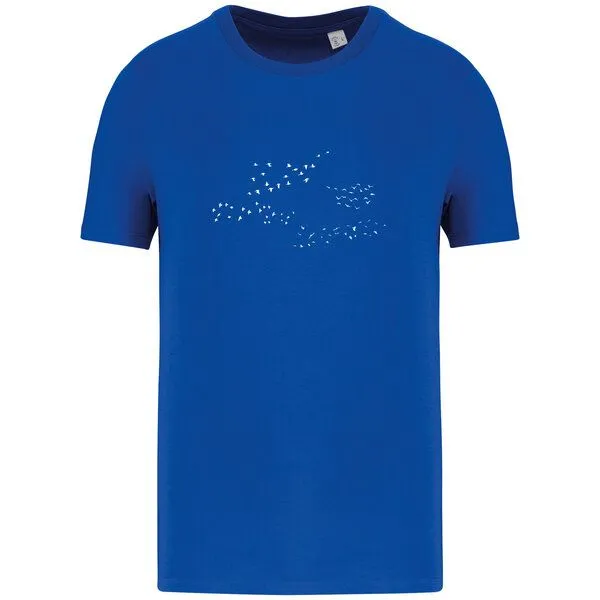 Greenspired Greenspired Basic Bio T-Shirt Skybirds Nr. 4 ( 155g/m²) XXS - 5 XL, Meeresblau, – Produktbild 1 von 1