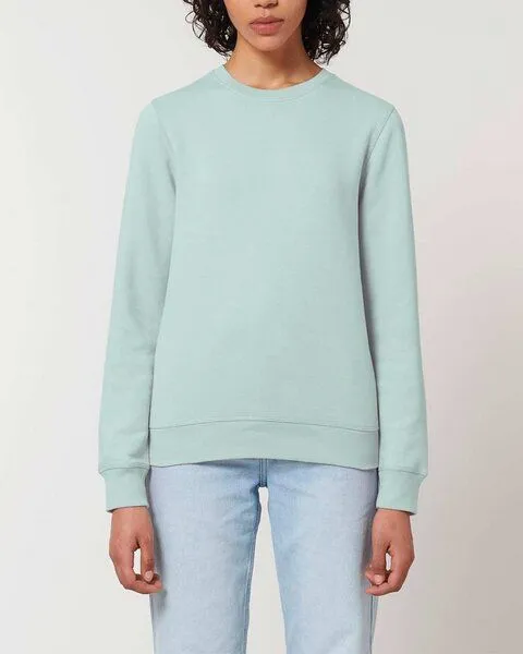YTWOO YTWOO Unisex Sweatshirt | fairtrade & ökologisch, Blau (karibik), – Produktbild 2 von 4