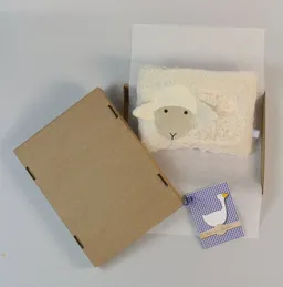 Pat und Patty Pat und Patty Wärmekissen "Schaf", Dinkelkörner ,Farbe: hell blau Streifen – Produktbild 1 von 1