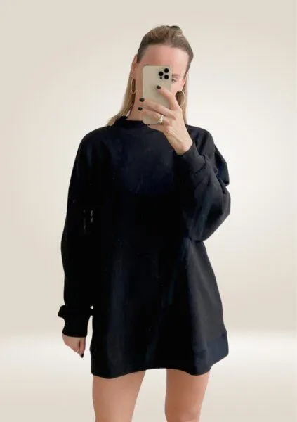 noemvri fashion label noemvri fashion label oversized Sweatshirt Turtleneck, Grün, – Produktbild 3 von 3