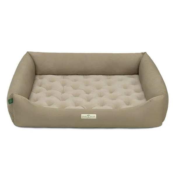 HOUND & NATURE HOUND & NATURE Öko Hundebett ZÜRICH, Taupe, – Produktbild 1 von 4