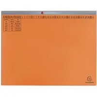 Exacompta 25 Exacompta Hängehefter "Exaflex Premium", mit 1 Abheftvor. für Rechtsheftung, orange – Produktbild 1 von 1