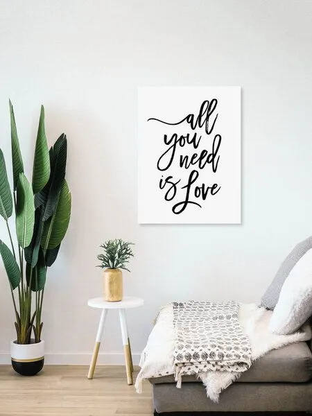 Photocircle Photocircle Poster / Leinwandbild - All You Need is Love – Produktbild 4 von 4
