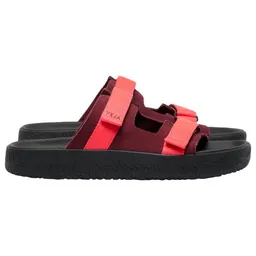 Veja Veja Damen-Sandalen Arpoador Suede Rose Fluo Black – Produktbild 1 von 1